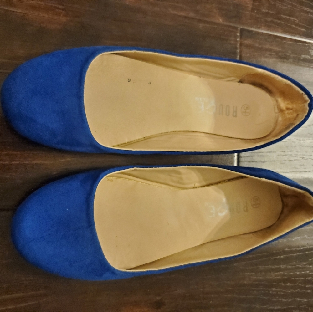 Blue flats